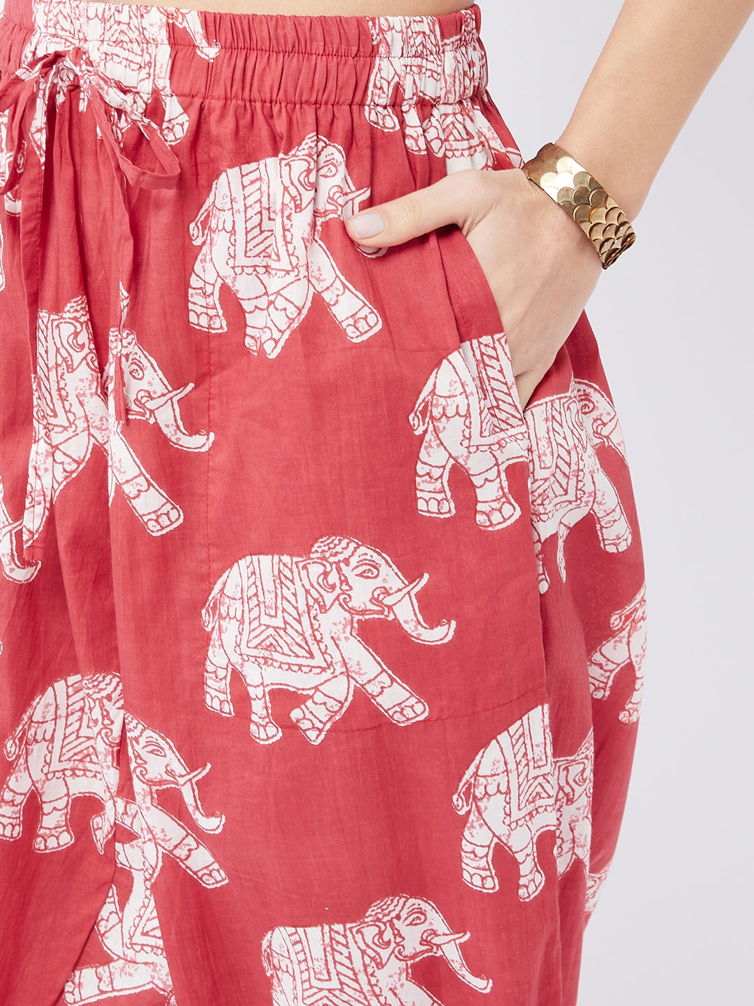 Red Elephant Harem Pant