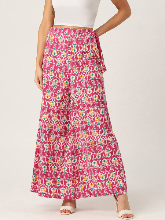 PINK PRINTED PALAZZO