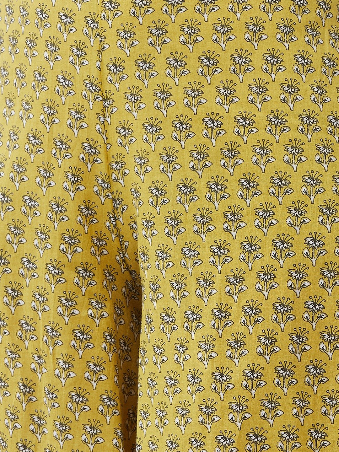 Yellow Floral Print Palazo