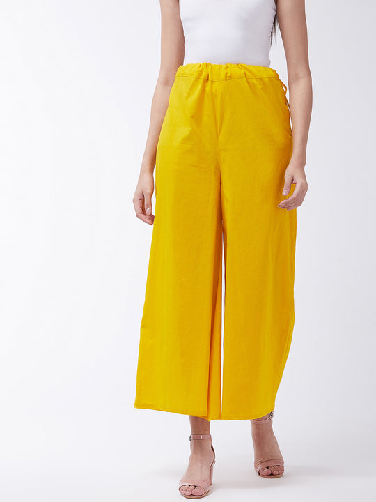 Mustard Solid Palazzo