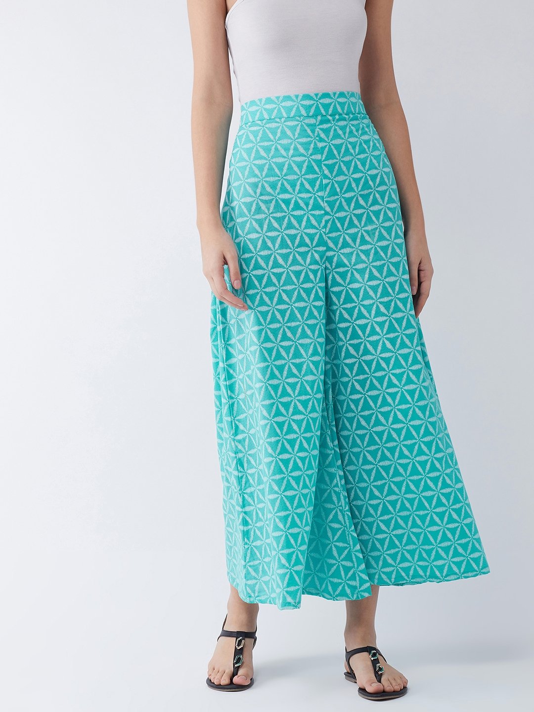 Turquoise Blue Culottes
