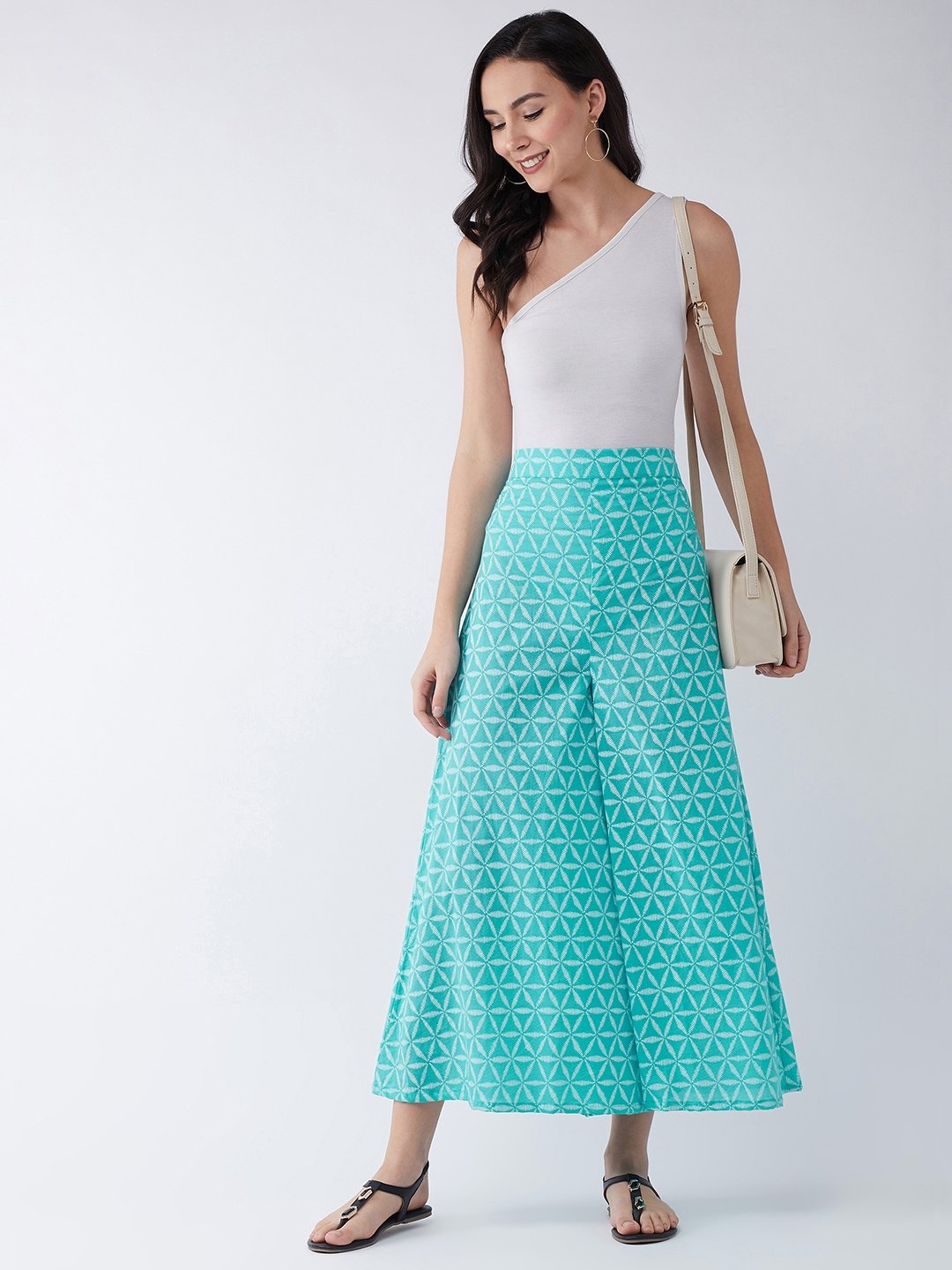Turquoise Blue Culottes