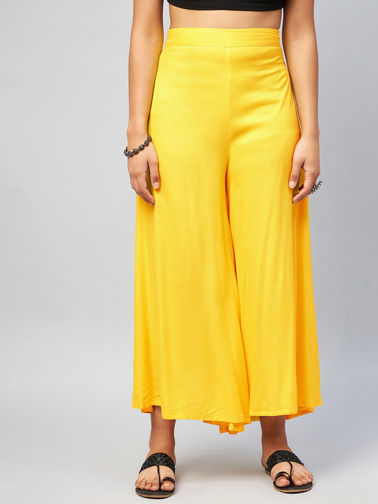 Solid Yellow Palazzo