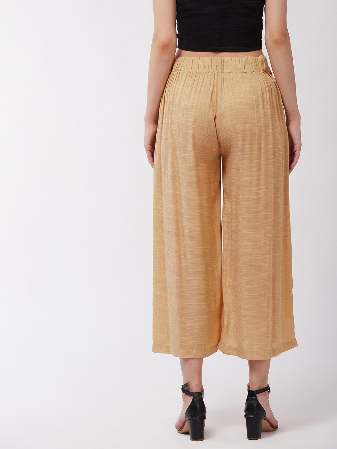 Flaxen Yellow Culottes