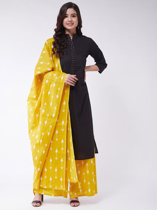 Yellow Arrow Dupatta