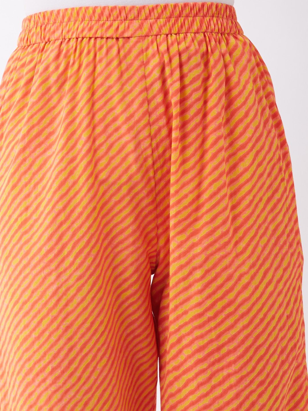 Orange Mustard Lahriya Pant