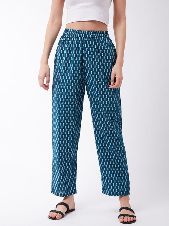 Indigo Blue Khadi Pant