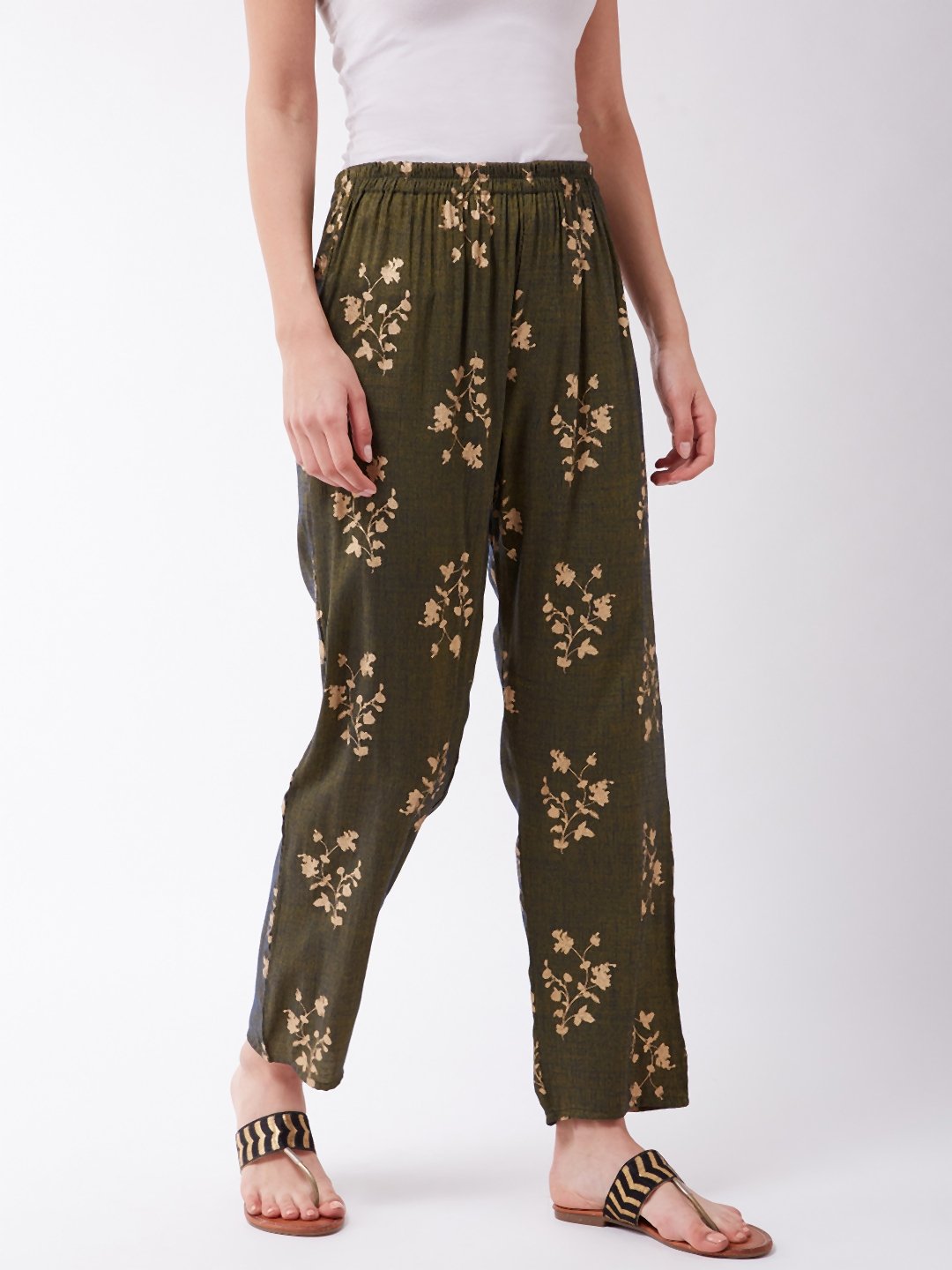 Green Gold Work Pant