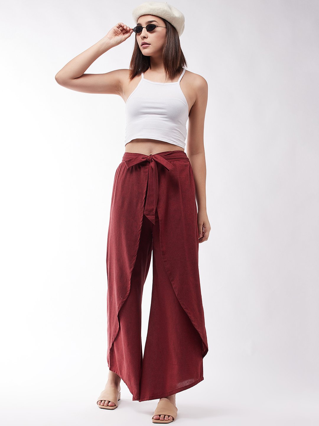Currant Overwrapped Pant