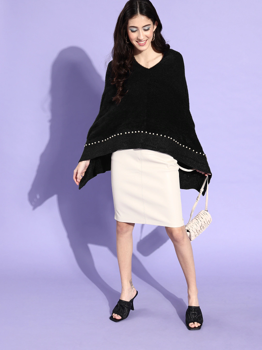 Black Pearl Work Poncho