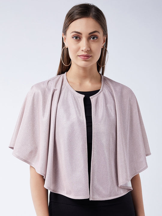 Powder Pink Shimmer Cape