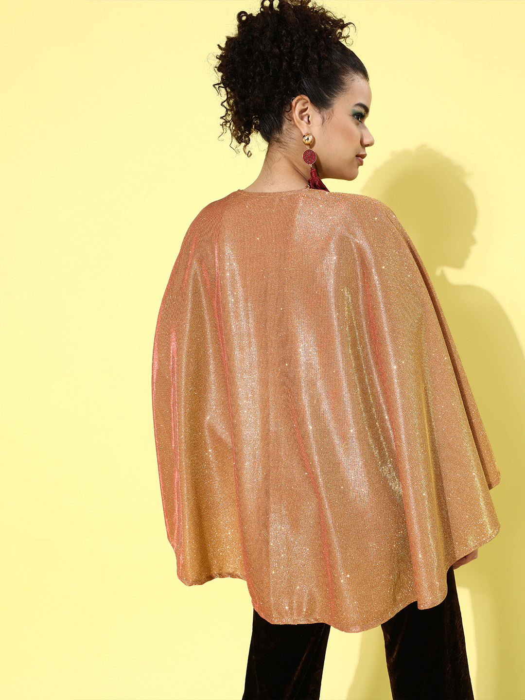 Shimmer Cape Asymetric - Gold