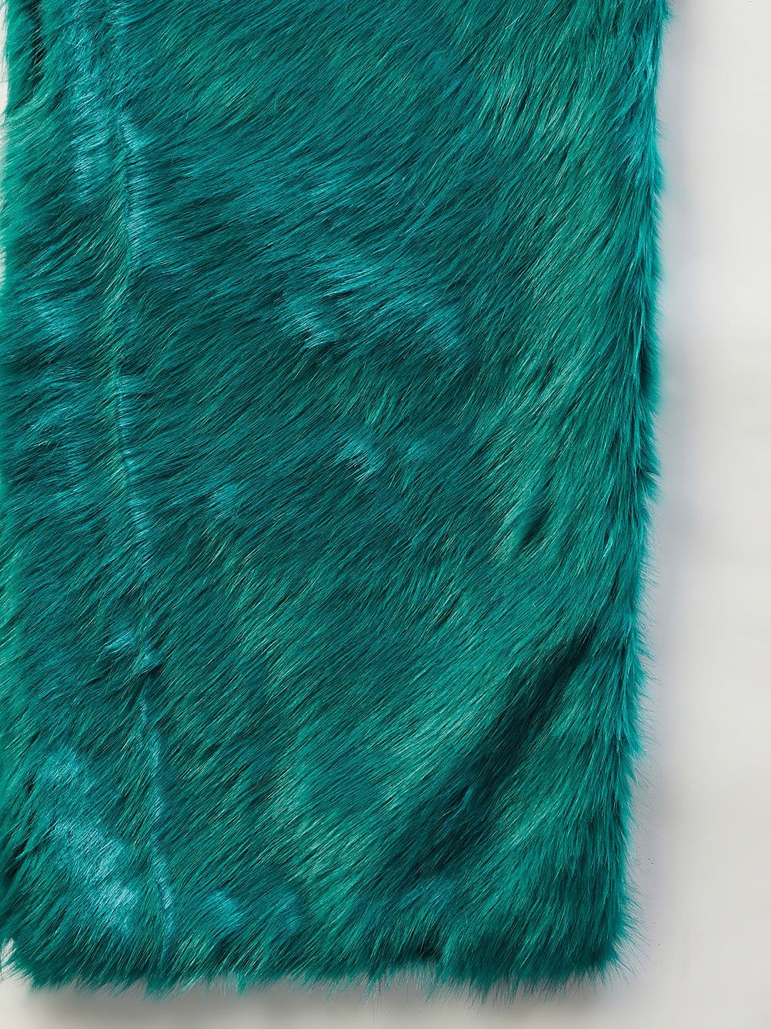 Teal Fur Cape