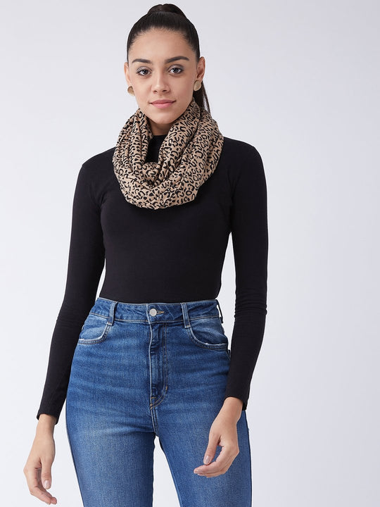 Beige Infinity Scarf