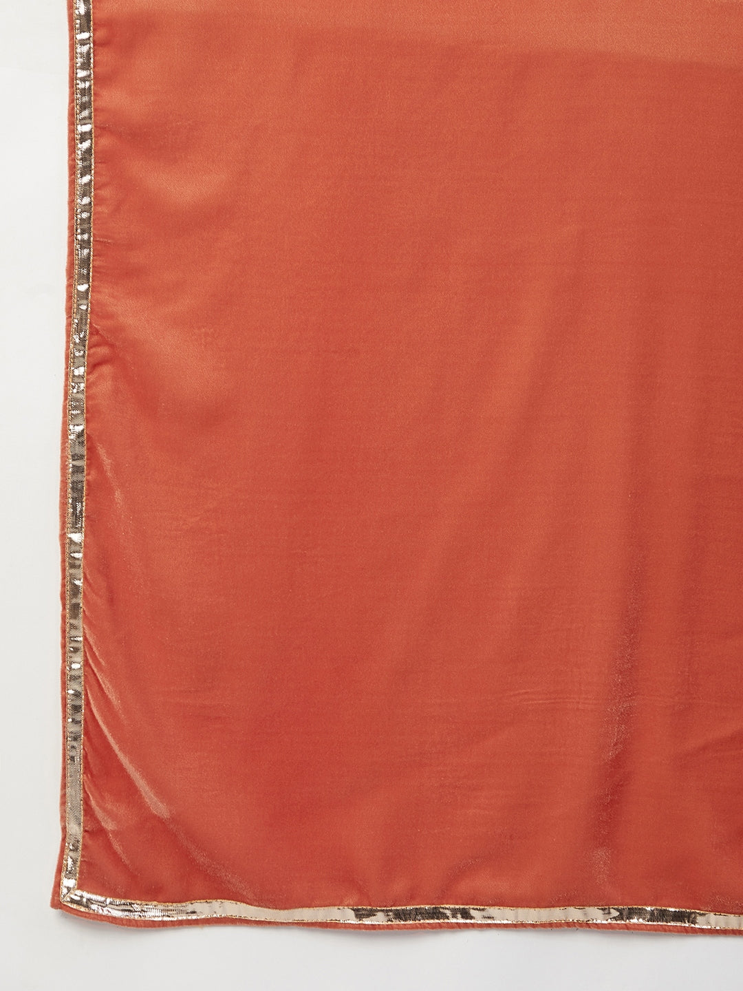 Rust Solid Velvet Shawl