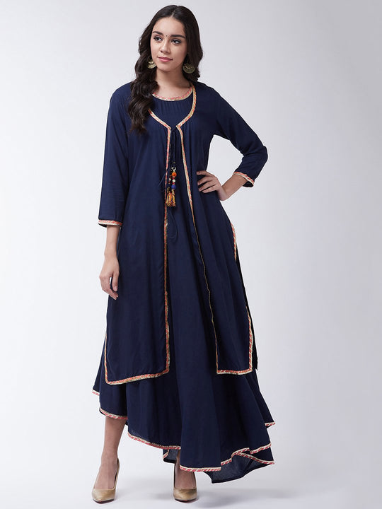 Gotta Work Navy Blue Dress With Jacket