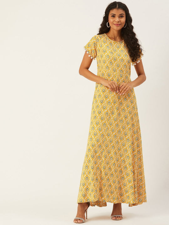 Flowing Divine In Mustard
