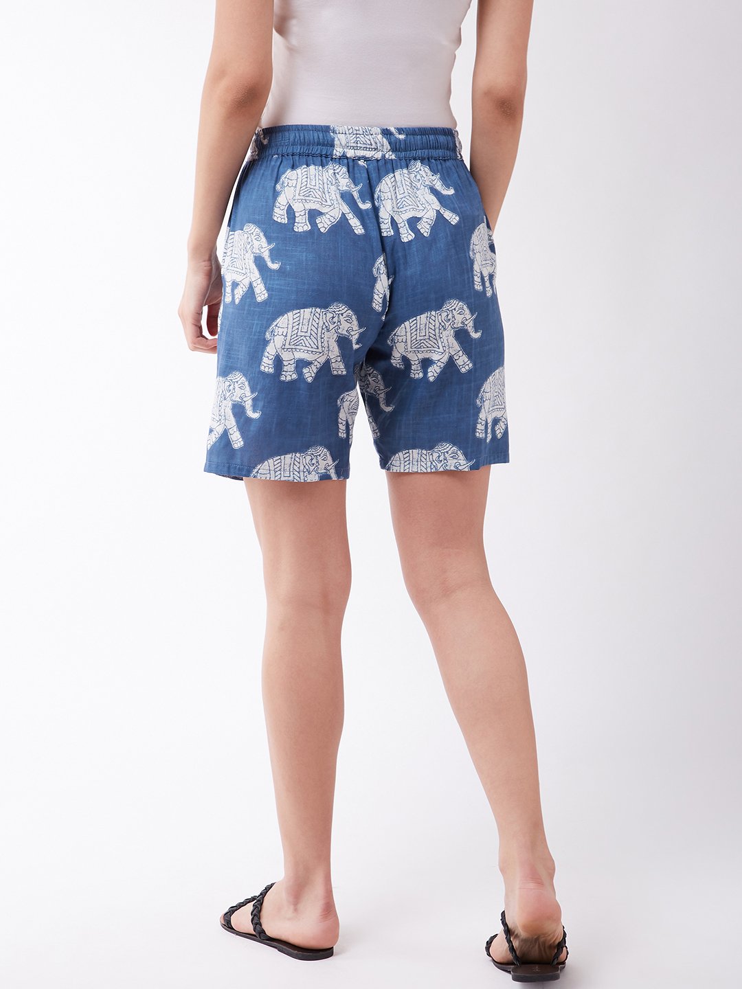 Light Blue Elephant Shorts