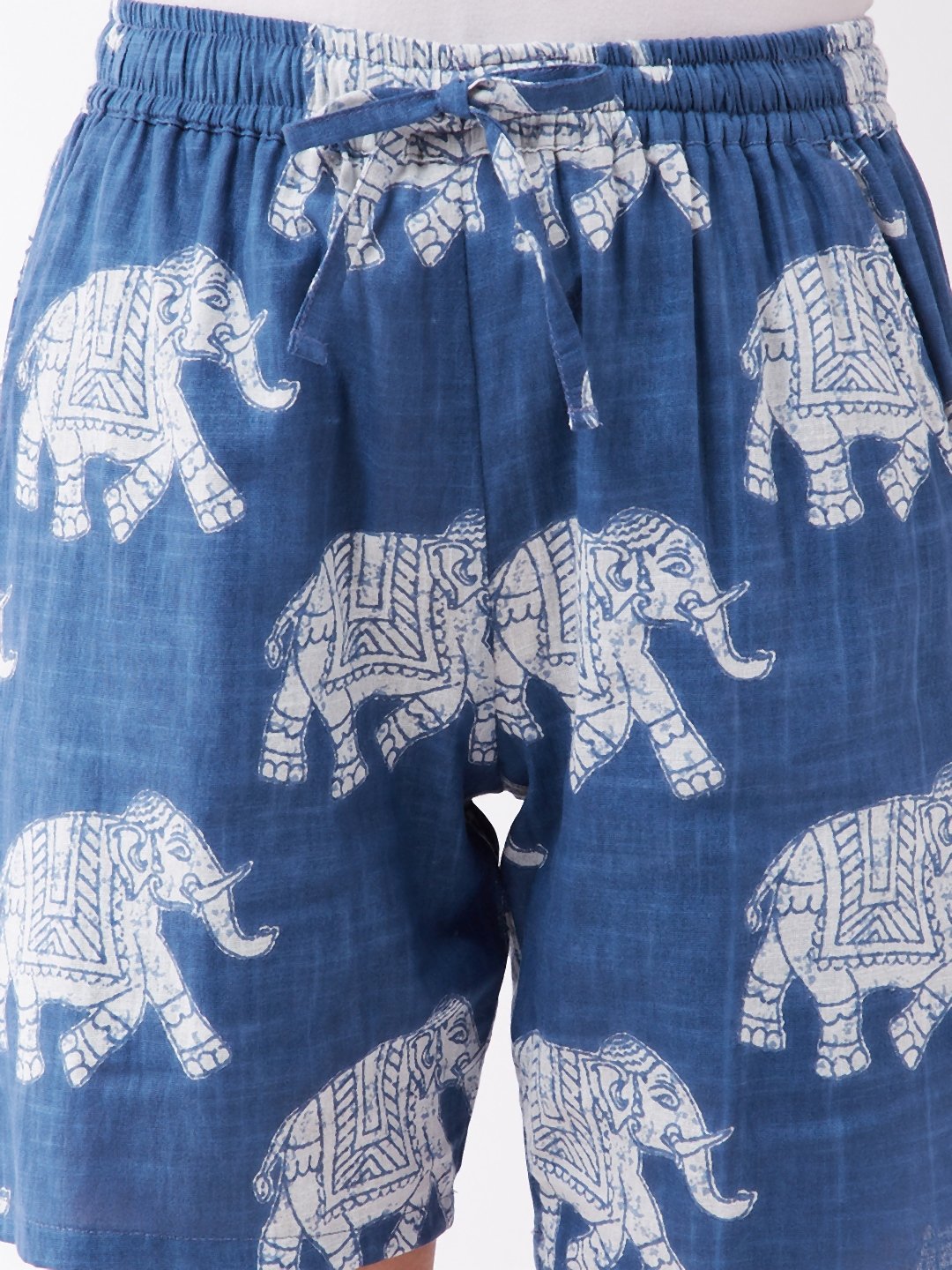 Light Blue Elephant Shorts