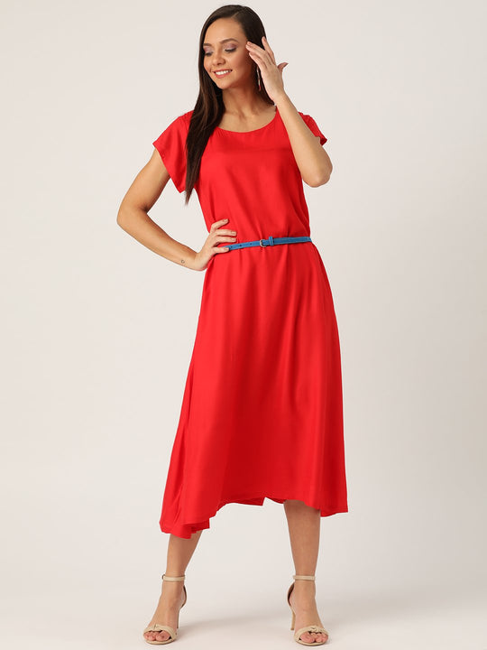 Red Dress Blue Belt