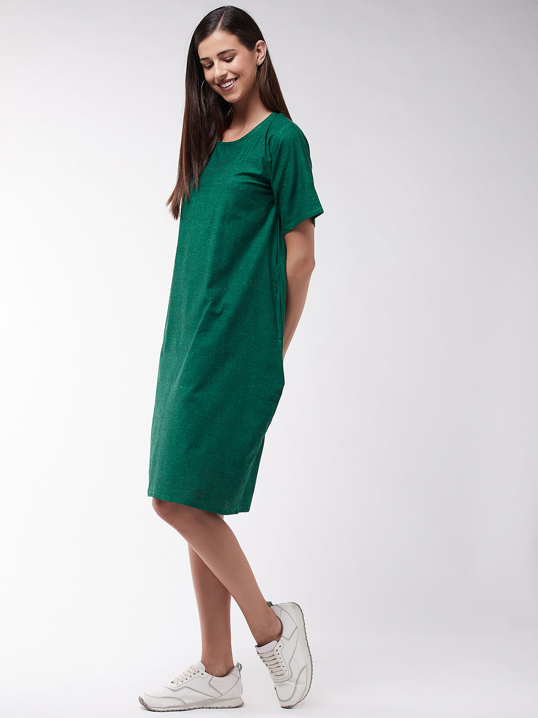 Green Chambray Dress