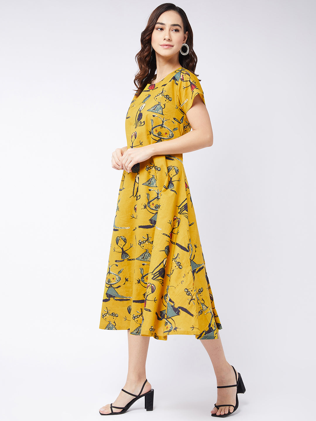 Quirky A-Line Dress