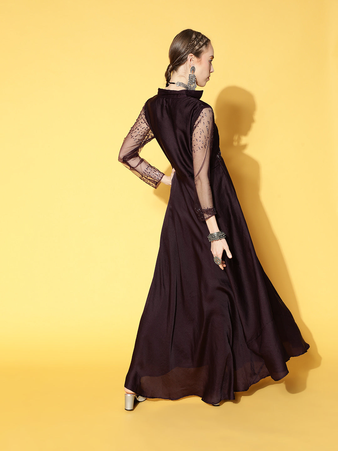Purple Sequence Gown