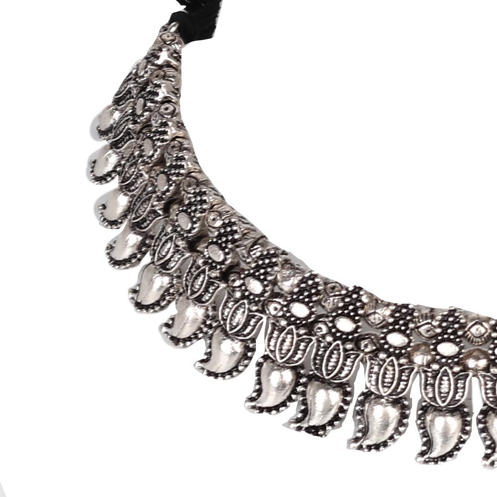 Tribal Art Oxidised Neckpiece