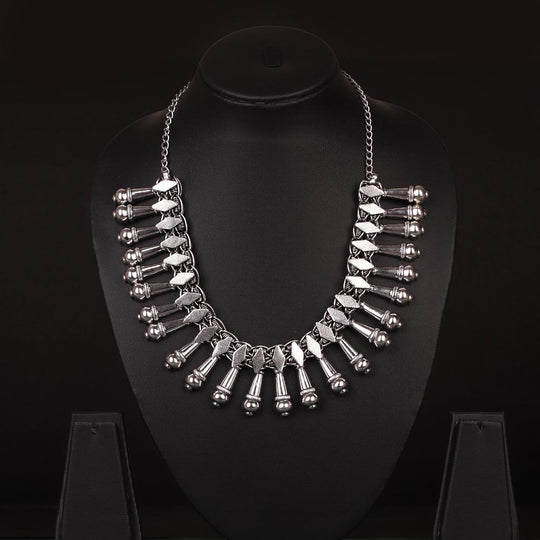 Boho Style German Silver Neckpiece