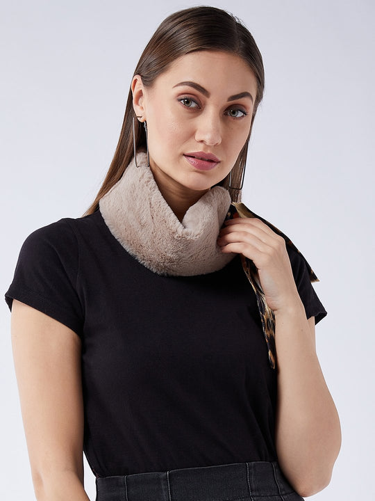 Beige Fur Neckpiece