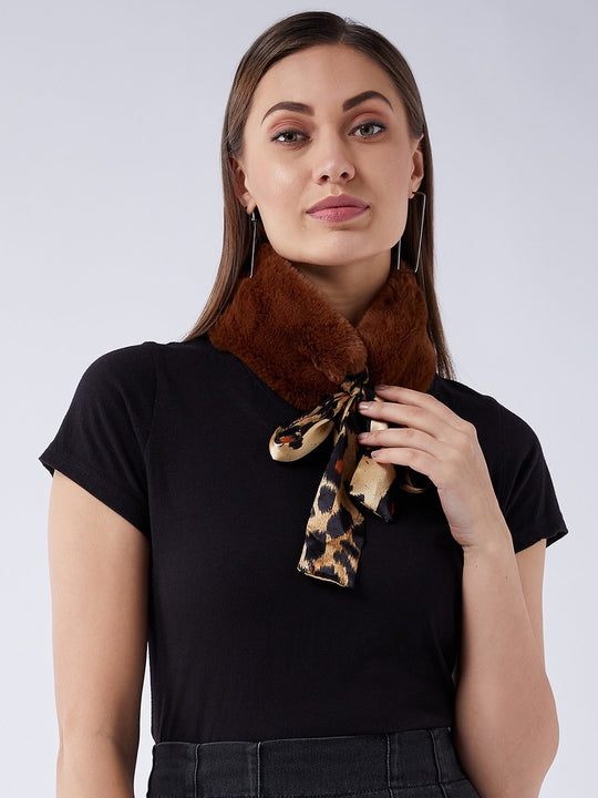 Rust Brown Fur Neckpiece