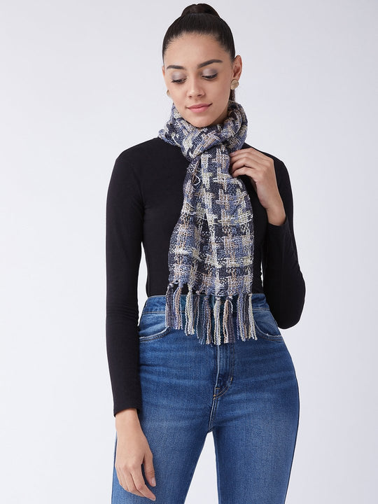 Blue and Gold Winter Stole
