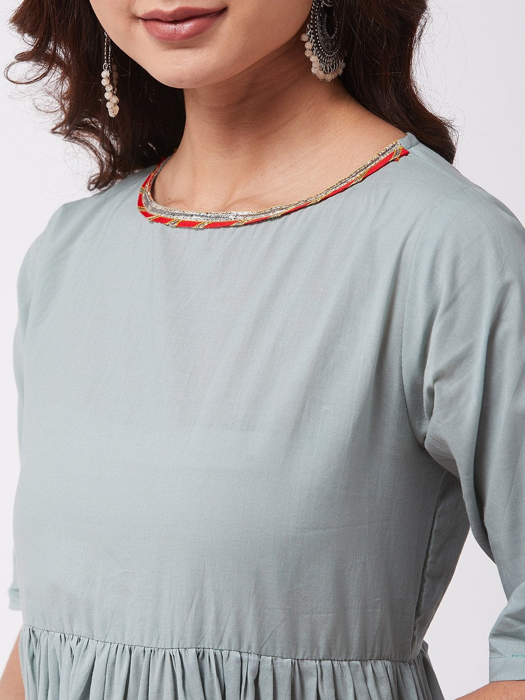 Teal Green Kurta Sharara Set