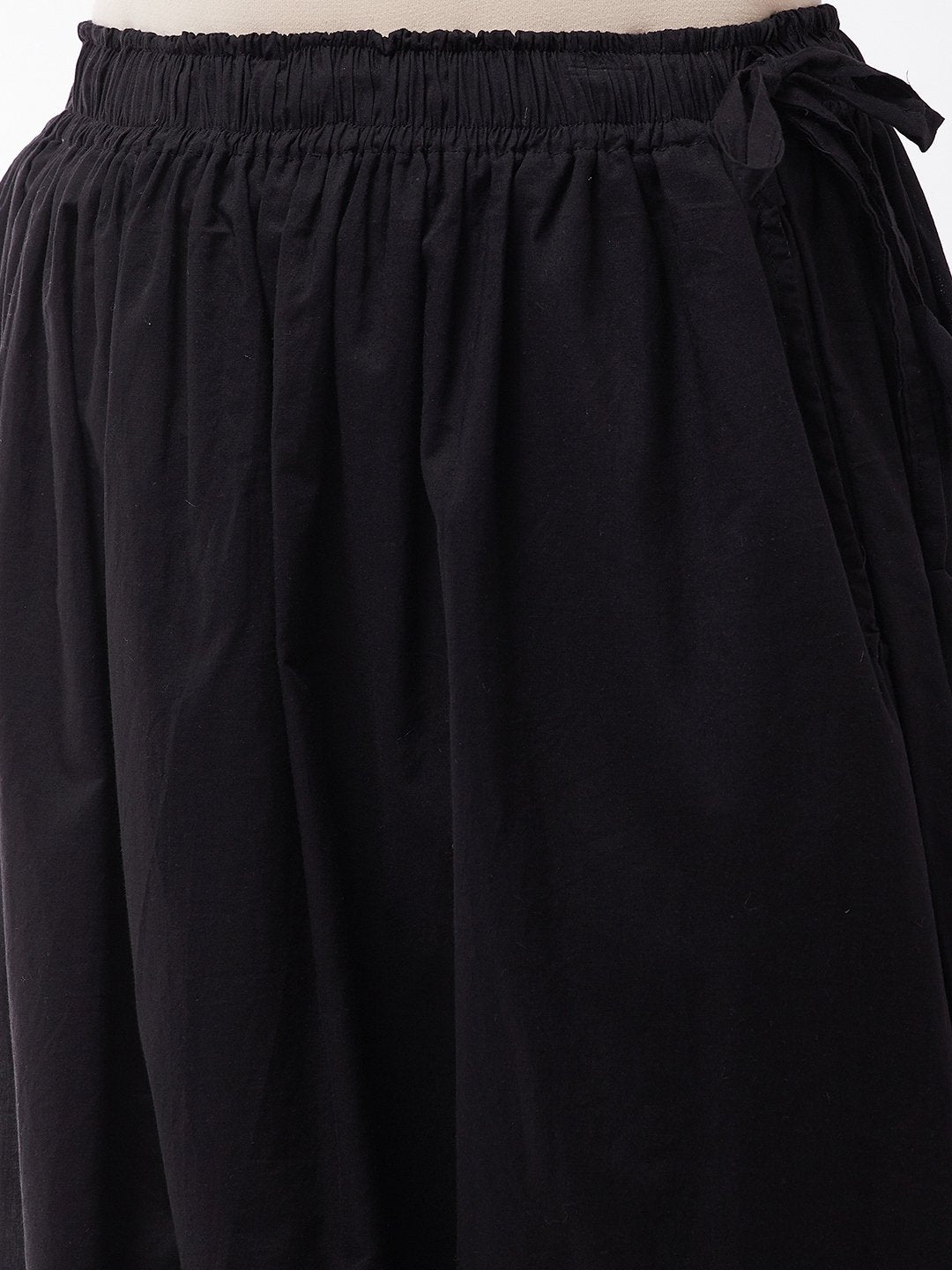 Muria Groovy Kaftan With Black Cowl Dhoti Set