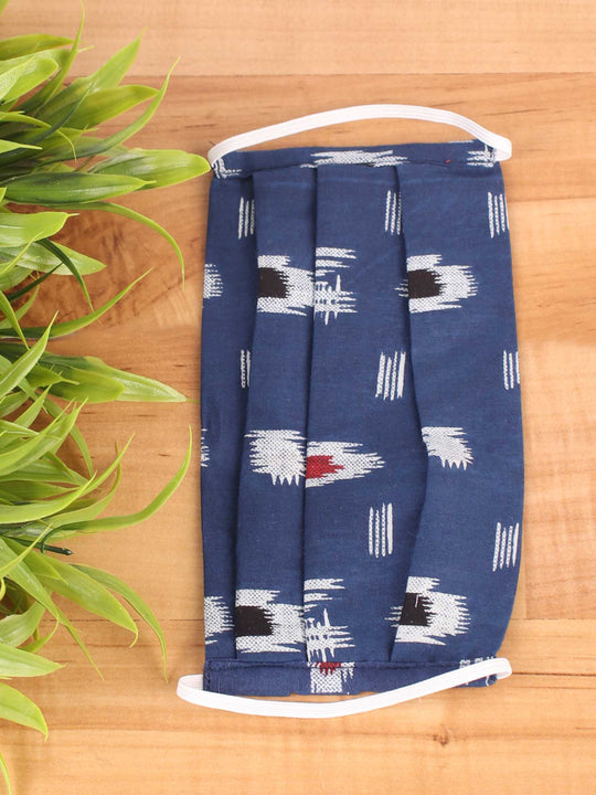 Blue Abstract Mask - Set of 2